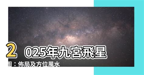 九運 飛星圖|2025年九宮飛星圖及風水方位吉兇與化解